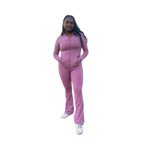 EmpowerFit Sculpt Seamless Set – Premium Full-Zip Jacket + Contour Bra & Pants